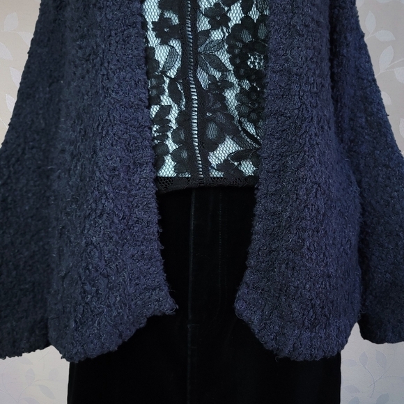 Ecote Urban Outfitters Gray Boucle Open Cardigan Sweater Witchy Boho Softgoth XS - Picture 5 of 12